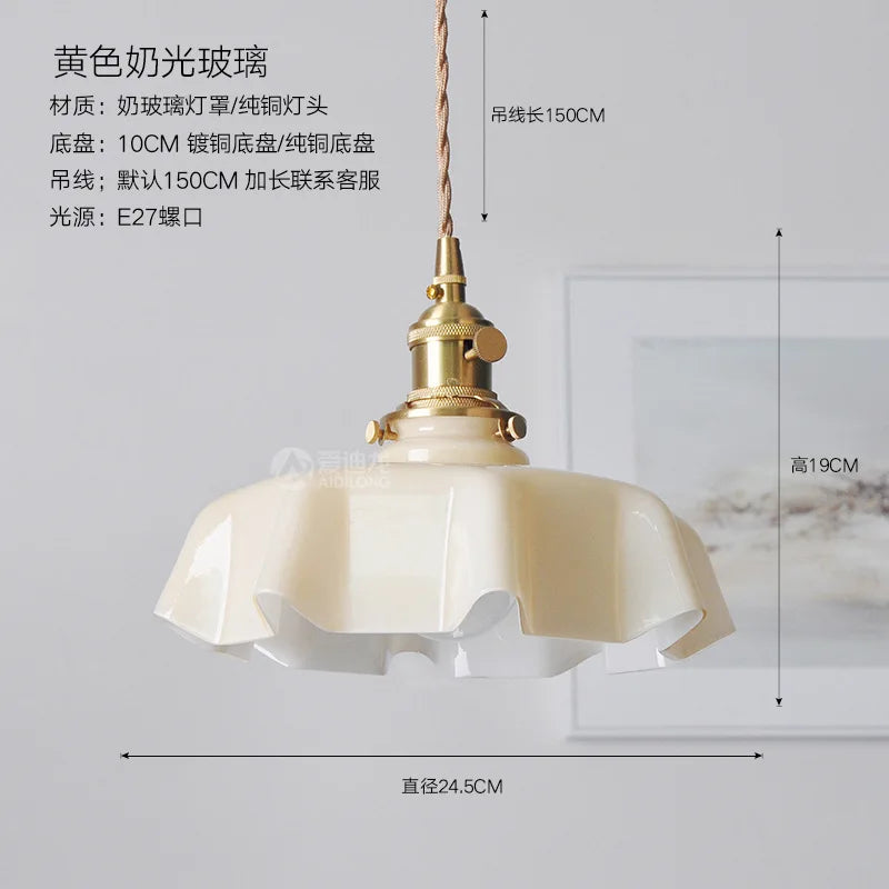 Helnys Glass Pendant Lights - Nordic Modern Stylish Hanging LED Lamp