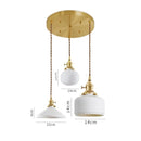 Helnys Glass LED Pendant Lights: Modern Nordic Style for Dining Room, Restaurant, Bar