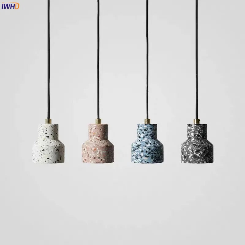Helnys Nordic LED Pendant Lamp for Bedroom Living Dinning Room - Mini Hanging Lights Lamparas Colgantes
