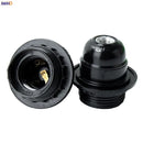 Helnys E27 Vintage Lamp Holder Base Socket - Plastic Douille Fitting Bulb Holder