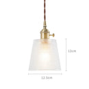 Helnys Glass Pendant Lights Bar Cafe Living Room Edison Industrial Vintage Lamp