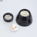 Helnys Ceramic E27 Socket Table Lamp Holder Vintage Bulb Base Fitting