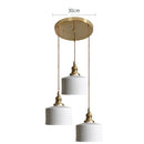 Modern Helnys Nordic White Ceramic LED Pendant Lights with Knob Switch for Elegant Home Decor