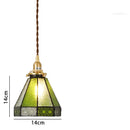 Helnys Nordic Glass Copper Pendant Lamp for Bedroom Living Room Decor