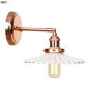 Helnys Ceramic LED Wall Sconce Rose Gold Bedroom Stair Light