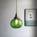 Helnys Copper Pendant Light: Japanese Style Bathroom Living Room LED Lamp