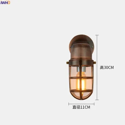 Helnys Aluminum Outdoor LED Wall Light for Stair, Balcony & Garden