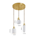 Helnys Glass LED Pendant Lights: Modern Nordic Style for Dining Room, Restaurant, Bar