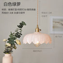 Helnys Copper Glass LED Pendant Lamp Switch Amber Nordic Hanging Lights