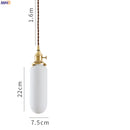 Helnys Nordic Ceramic Pendant Lights: Modern LED Lighting for Bedroom, Dinning, and Living Room