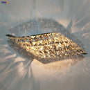 Helnys Crystal Wall Lamp for Living Room Bathroom LED Light Fixtures