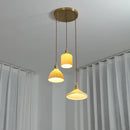 Helnys Glass LED Pendant Lights: Modern Nordic Style for Dining Room, Restaurant, Bar