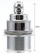 Helnys Industrial Brass Lamp Holder E27 Socket for Pendant Light