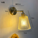 Helnys Green Glass Copper Wall Sconce Modern Nordic Luminaria Lighting