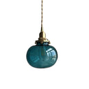 Helnys Glass Ball Pendant Lights: Nordic Modern Bedroom/Bathroom Mirror Lamp