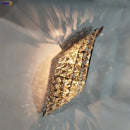 Helnys Crystal Wall Lamp for Living Room Bathroom LED Light Fixtures