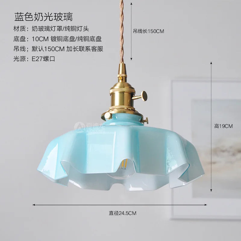 Helnys Glass Pendant Lights - Nordic Modern Stylish Hanging LED Lamp
