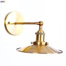 Helnys Gold Rustic Wall Lamps Bathroom Stair Mirror Light Industrial Wall Lights