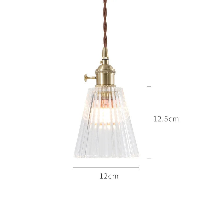 Helnys Glass Pendant Lights Bar Cafe Living Room Edison Industrial Vintage Lamp