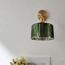 Helnys Green Glass Nordic Wall Sconce with LED Lighting
