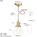 Helnys Nordic White Glass Pendant Light with Japan Copper Finish