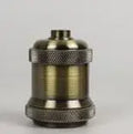 Helnys Industrial Brass Lamp Holder E27 Socket for Pendant Light