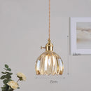 Helnys Flower Glass LED Pendant Light: Nordic Modern Hanging Lamp for Bedroom & Dining Room