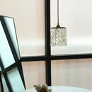 Helnys Crystal Chandelier Pendant Light - Japan Style LED Luxury Hanging Lamp