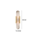 Helnys Nordic LED Wall Lamp Sconce with Marble Lampshade