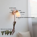 Helnys White Glass LED Wall Sconce Modern Home Decor Stair Light