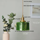 Helnys Nordic Glass LED Pendant Light for Reading Living Dining Room