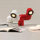 Helnys Red/White Tatu Floor and Water Pipe Table Lamp