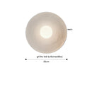 Helnys LED Round Wall Lamp Sconce Japanese Style Indoor Decor Light