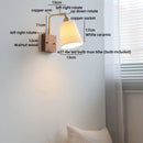 Helnys LED Ceramic Wall Light Fixture Modern Nordic Decor Bedside Lamp