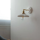 Helnys Nordic Ceramic LED Wall Sconce with Pull Chain Switch