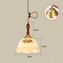 Helnys Nordic Glass LED Pendant Lamp for Coffee Bedroom Living Room