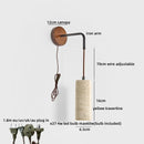 Helnys Adjustable LED Wall Sconce with Pull Chain Switch - Interior Wall Light Fixtures