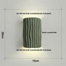 Helnys Double LED Wall Lamp Sconce Nordic Modern Home Decor Resin Mirror Light