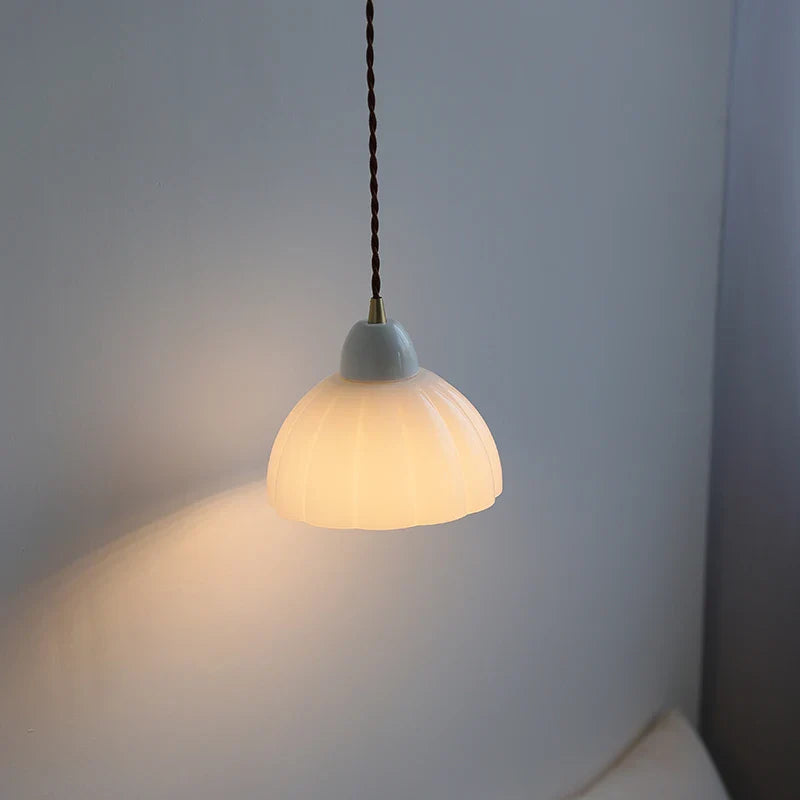 Helnys Ceramic Glass Pendant Light - Modern Nordic Style for Home Decor
