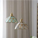 Helnys Nordic Modern LED Glass Pendant Light Adjustable Hanging Lamp