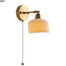 Helnys Ceramic LED Wall Lamp Kids Bedroom Gold Brass Up Down Stair Light