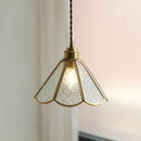 Helnys Glass Chandelier Pendant Light Fixture Modern LED Hanging Lamp