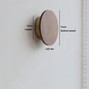 Helnys Wooden Bedside Wall Light | Japan Style LED Fixture for Bedroom Balcony