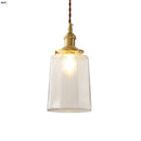 Helnys Clear Glass LED Pendant Lamp Modern Nordic Style Adjustable Hanging Light