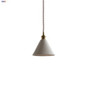 Helnys White Ceramic LED Pendant Lights Modern Nordic Hanging Lamp