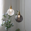 Helnys Glabe Glass LED Pendant Light - Modern Nordic Hanging Lamp