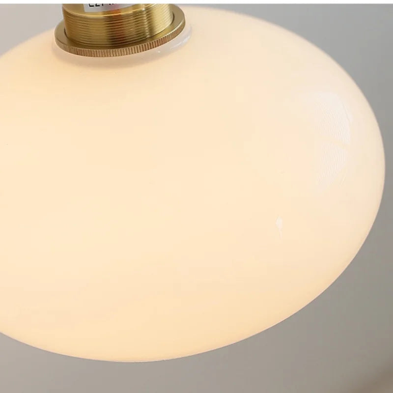 Helnys LED Wall Sconce White Glass Rotate Pull Chain Switch Stair Light