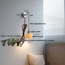 Helnys Ceramic LED Wall Sconce, Pull Chain Switch Bathroom Mirror Light