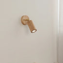 Helnys Wooden Up Down LED Wall Light with Pull Chain Switch