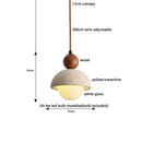 Helnys White Glass Ball LED Pendant Lights Modern Hanging Lights